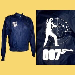 Vintage James Bond Promotional JACKET | CBS Fox Rare 007 Item | Logo 40" Chest